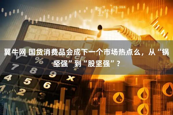 翼牛网 国货消费品会成下一个市场热点么，从“锅坚强”到“股坚强”？